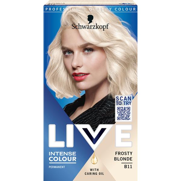 Vopsea de Par Permanenta - Schwarzkopf Live Intense Color Permanent, nuanta B12 Frosty Blond