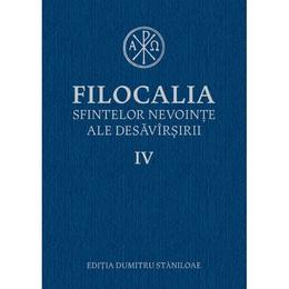 Filocalia 4 sfintelor nevointe ale desavarsirii ed.2017, editura humanitas