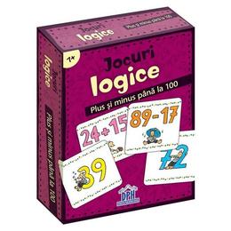 Jocuri logice - plus si minus pana la 100, editura didactica publishing house