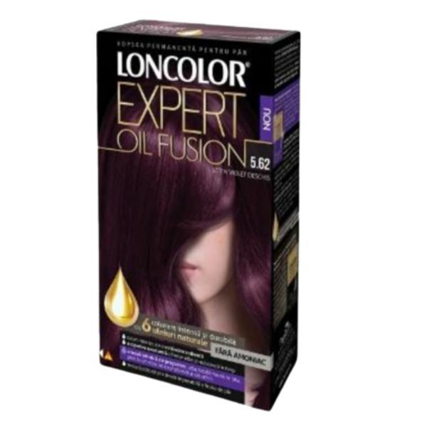 Vopsea de păr Loncolor Expert Oil Fusion 5.62 Saten Violet Deschis, 115ml 115ml imagine 2022