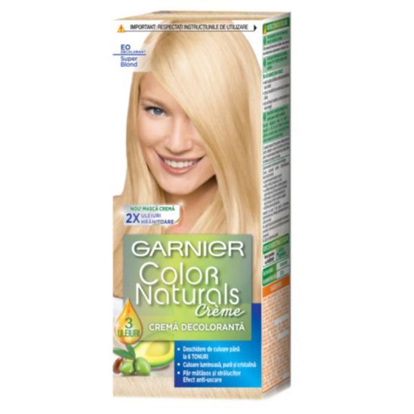 Vopsea de par Garnier Color Naturals E0 super blond decolorant,110 ml