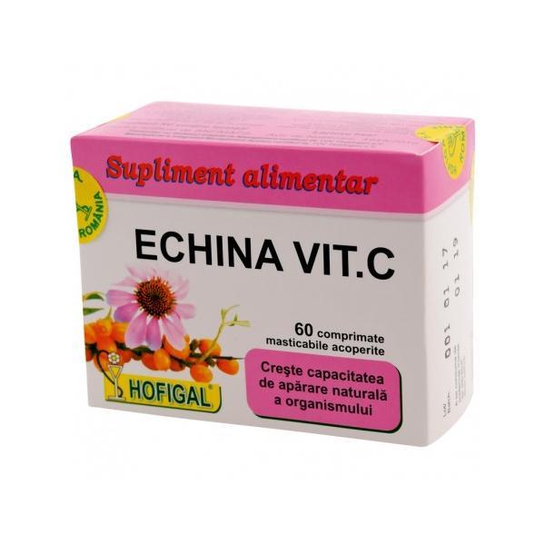 Short life - echina vit c hofigal, 60 comprimate