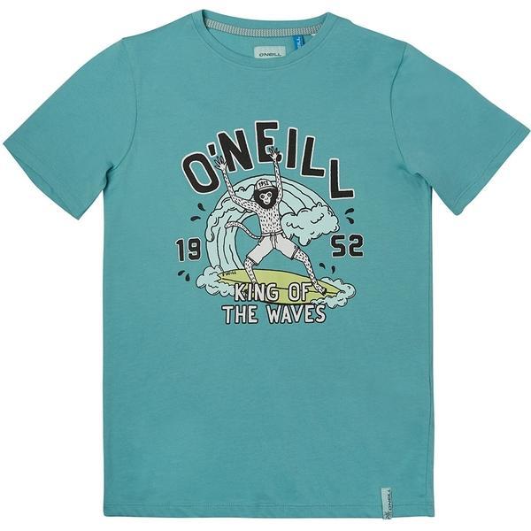 Tricou copii o'neill lb king of waves ss 1a2486-6053, 128 cm, albastru