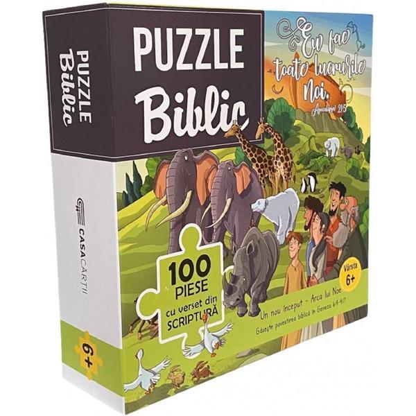 Puzzle biblic 100. un nou inceput: arca lui noe