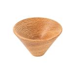 Buton din lemn pentru mobila Conic Wood, finisaj stejar, D 29.4 mm