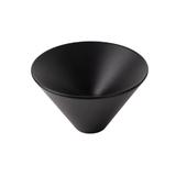 Buton pentru mobila Conic Zamak, finisaj negru mat, D 29.4 mm