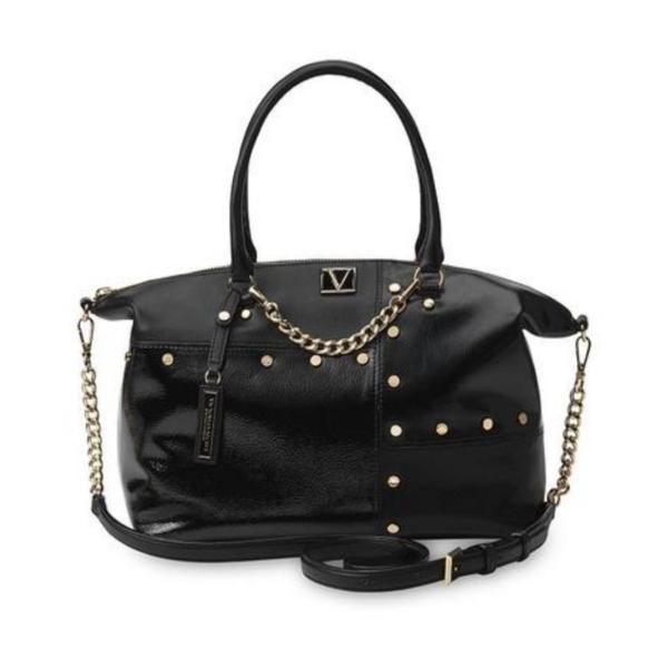 Geanta, victoria's secret, slouchy satchel, black