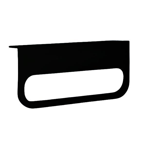 Maner pentru mobila rim, finisaj negru mat, l 120 mm