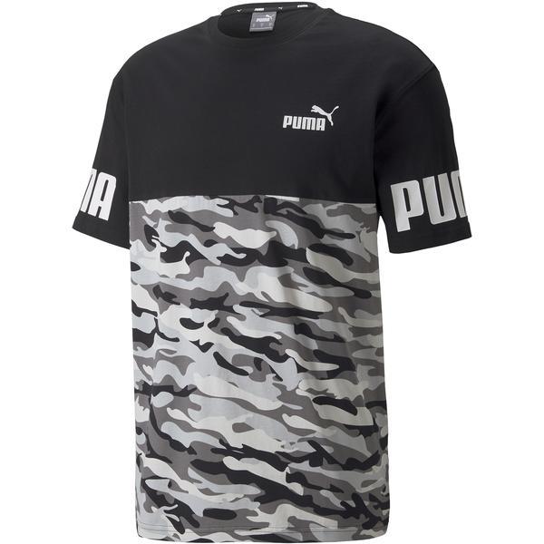 Tricou barbati puma power camo 84887101, s, negru