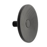 Agatatoare cuier Zoot, finisaj negru mat cu negru lacuit, D120 mm