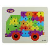 Puzzle Truck, lemn, 28 piese