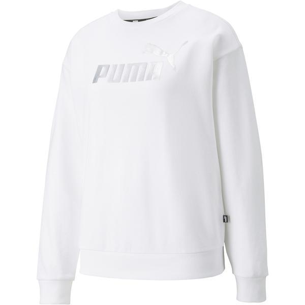 Bluza femei puma ess metallic logo 84830402, m, alb