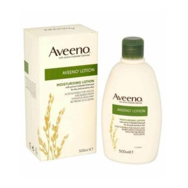 Lotiune hidratanta pentru piele uscata si sensibila Aveeno Moisturising Lotion, 500ml Aveeno