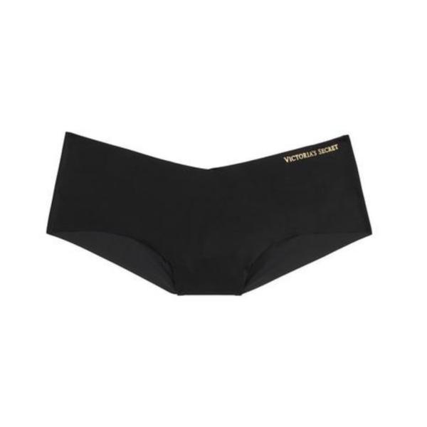 Chiloti semi victoria's secret, no-show cheeky panty, negri, m intl