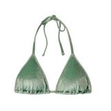 Sutien costum de baie Victoria's Secret, Velvet Triangle Swim Top, Verde, M Intl