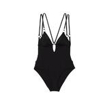 Costum de baie intreg Victoria's Secret, Rings Strappy One-Piece, Negru, S INTL