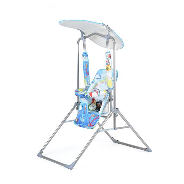 Leagan de gradina cu parasolar Moni Funny Albastru