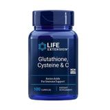 Supliment Alimentar Glutathione, Cysteine & C Life Extension - Life Extension, 100capsule