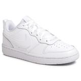 Pantofi sport copii Nike Court Borough Low 2 GS BQ5448-100, 37.5, Alb