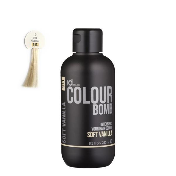 Tratament de colorare IdHAIR Colour Bomb – 913 Soft Vanilla, 250ml 250ml imagine 2022