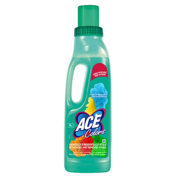 Solutie pentru Indepartarea Petelor de pe Hainele Colorate - ACE Colors, 1000 ml