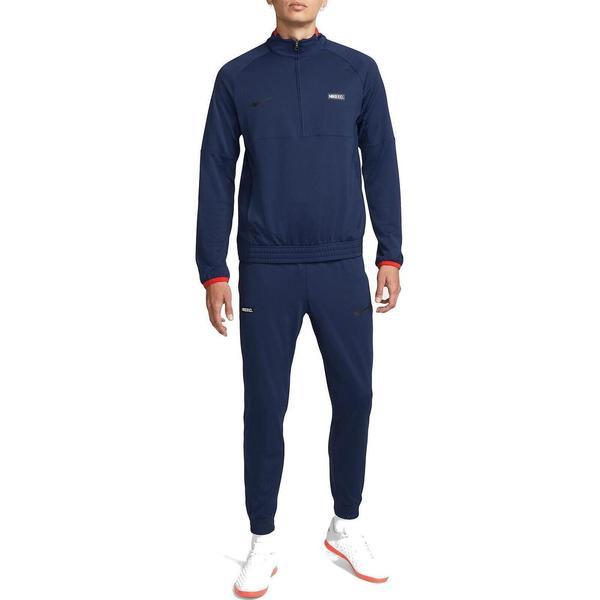 Trening barbati nike dri-fit fc knit football drill suit dh9656-410, xl, albastru