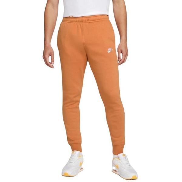 Pantaloni barbati nike nsw club bv2671-808, l, portocaliu
