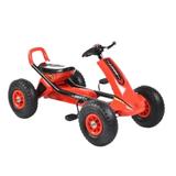 Kart cu pedale pentru copii Drift Moni roti plastic Rosu