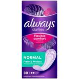 Absorbante Zilnice - Always Dailies Flexible Comfort Normal Fresh & Protect, 30 buc