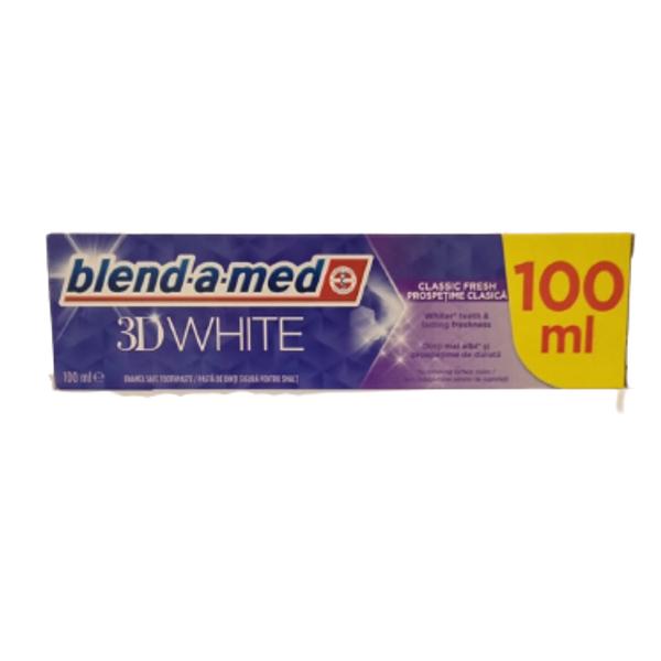 Pasta de Dinti cu Efect de Albire – Blend-a-Med 3D White, 100 ml Pasta de Dinti cu Efect de Albire – Blend-a-Med 3D White, 100 ml