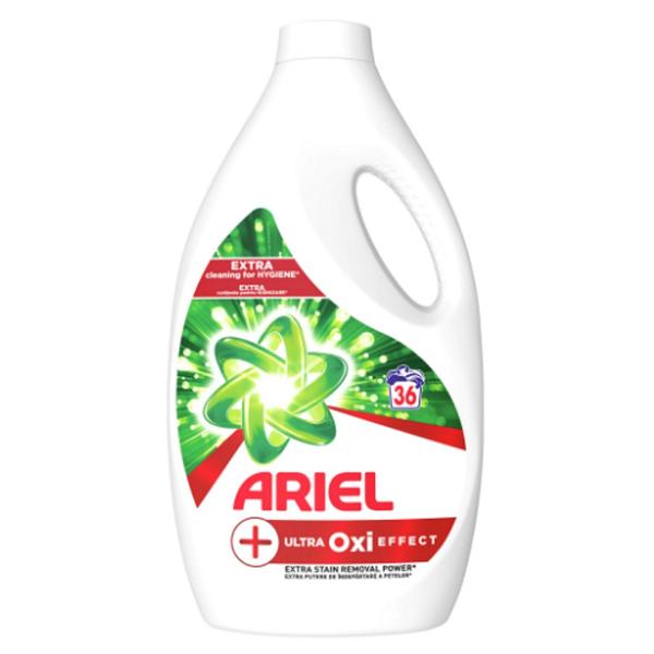 Detergent automat lichid cu oxi efect - ariel + ultra oxi effect, 1980 ml