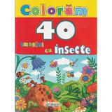 Coloram. 40 de imagini cu insecte, editura Erc Press