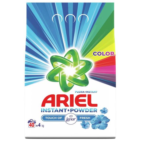 Detergent Automat Pudra pentru Rufe Colorate cu Lenor - Ariel Color Touch of Lenor Fresh, 4000 g