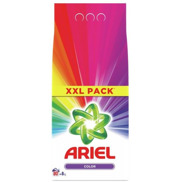 Detergent Automat Pudra pentru Rufe Colorate – Ariel Color, 8000 g