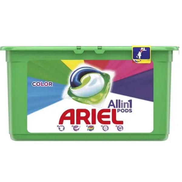 Detergent Capsule pentru Rufe Colorate – Ariel Color All in 1 Pods, 13 buc