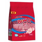 Detergent Automat Pudra 3 in 1 cu Aroma de Trandafir pentru Rufe Colorate - Bonux 3 in 1 for Colors Rose, 4000 g