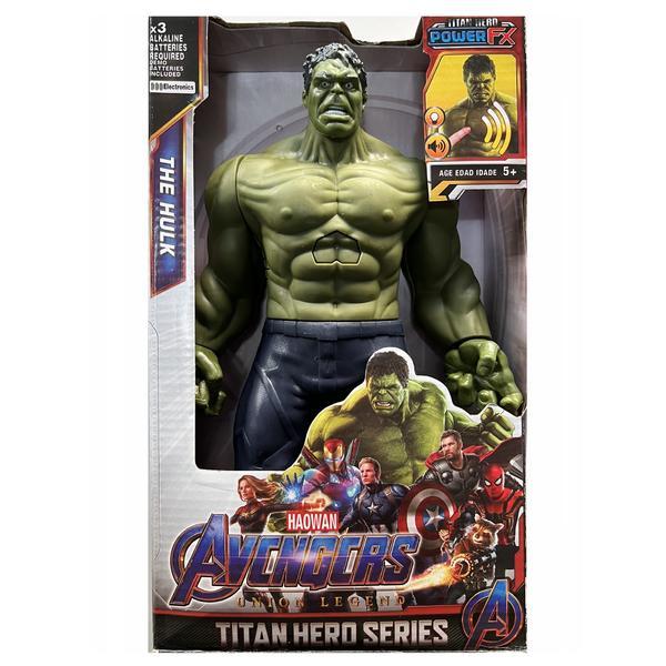 What's wrong Loosely In time Figurina Avengers cu efecte sonore si luminoase, 30 cm, Hulk - Esteto.ro