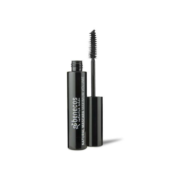 Rimel bio maximum volume deep black (negru) - benecos, 8ml
