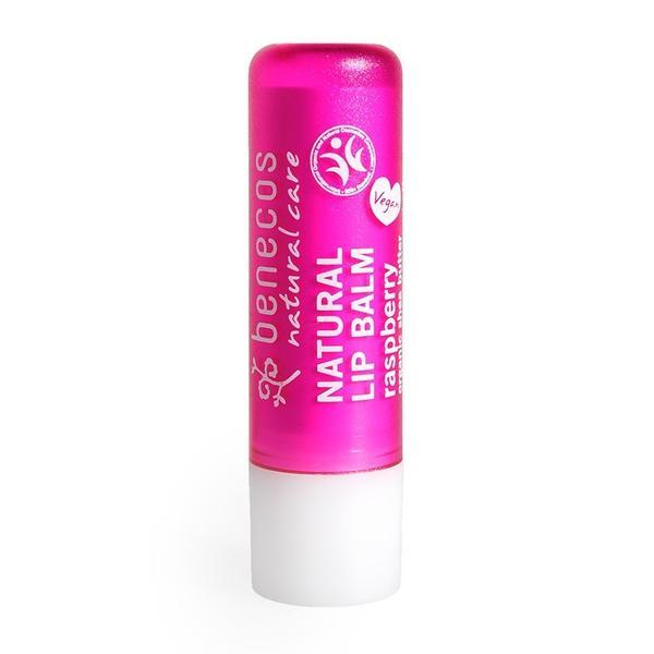 Balsam de buze cu unt de shea si zmeura, benecos, 4.8 ml