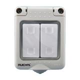 Intrerupator dublu aplicat cu protectie anti-umezeala Ruichnl Waterproof IP55 WPS-1003 TS-2745 