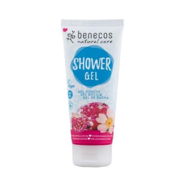 Gel de dus rodie si trandafiri, benecos, 200 ml
