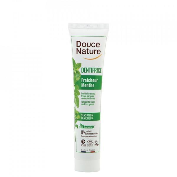 Pasta de dinti anti halena cu menta, douce nature, 75 ml