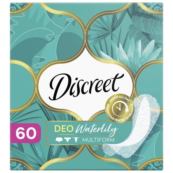 Absorbante Zilnice Parfumate - Discreet Deo Waterlily, 60 buc