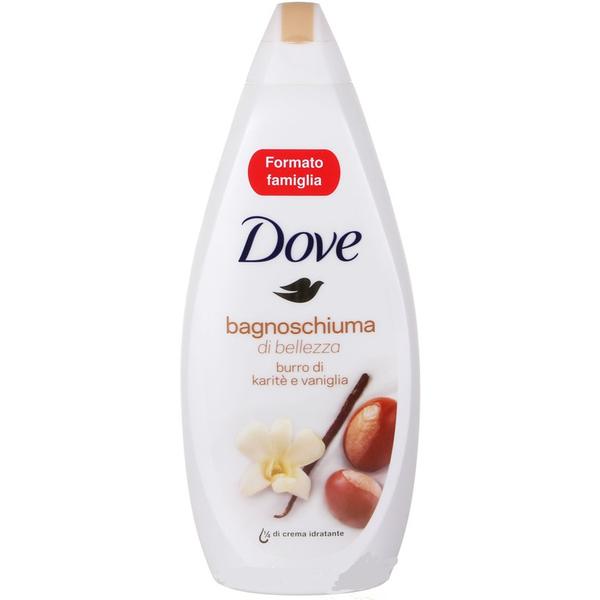 Spuma de baie cu ulei de argan si vanilie - dove bagnoschiuma di bellezza burro di karite e vagnilia, 700 ml