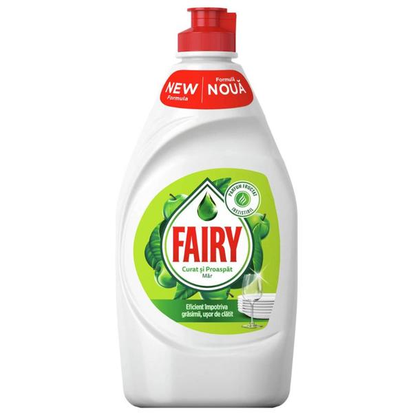 Detergent de Vase cu Aroma de Mar - Fairy Apple, 400 ml