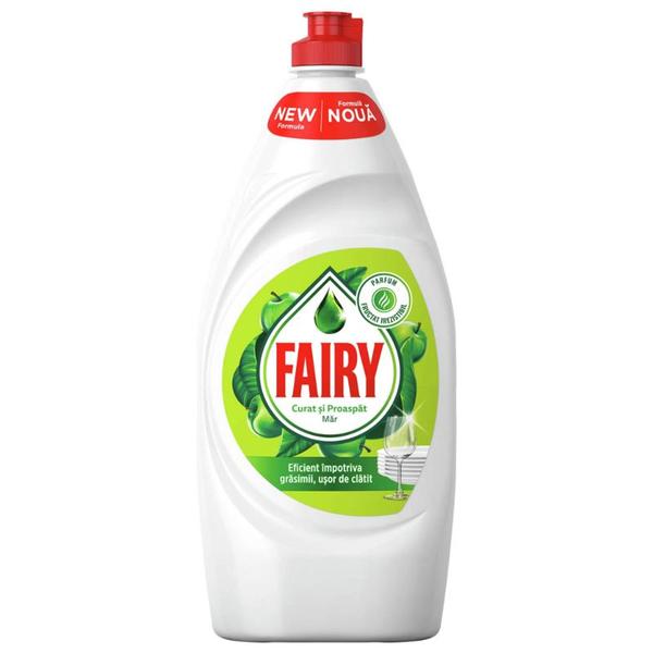 Detergent de Vase cu Aroma de Mar - Fairy Apple, 800 ml