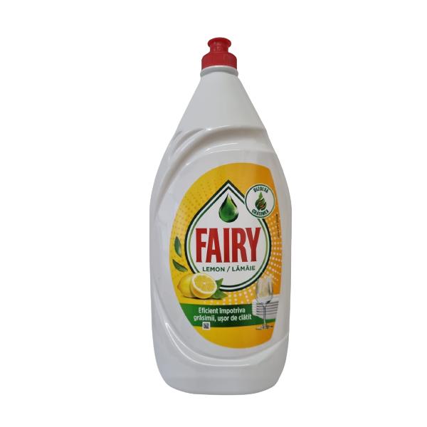 Detergent de Vase cu Aroma de Lamaie – Fairy Lemon, 1200 ml