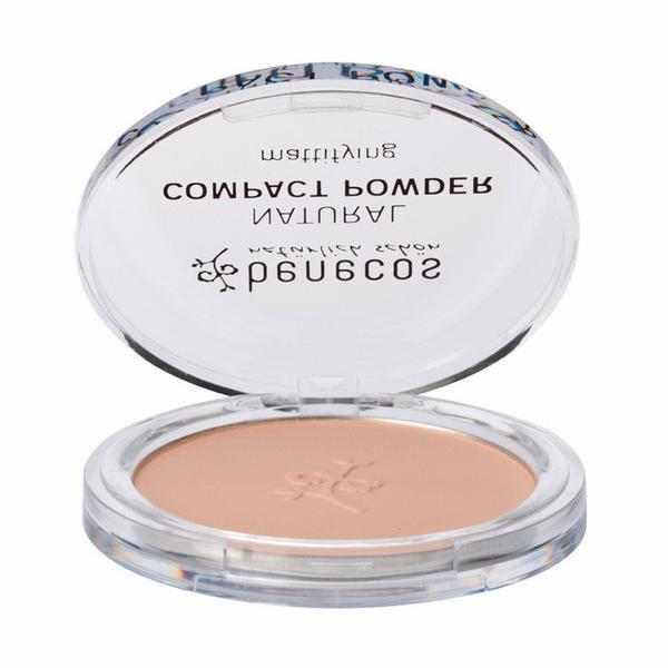 Pudra compacta matifianta sand, benecos, 9 g