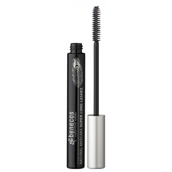 Rimel bio alungire super long lashes, negru - benecos 8ml