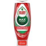 Detergent de Vase cu Aroma de Rodie - Fairy Max Power Rodie, 450 ml